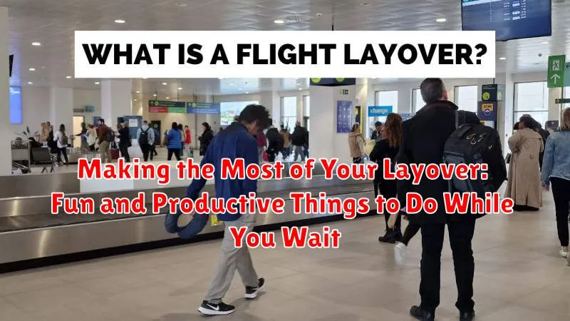 Making the Most of Your Layover: Fun and Productive Things to Do While You Wait