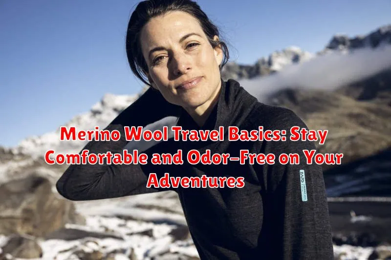 Merino Wool Travel Basics: Stay Comfortable and Odor-Free on Your Adventures