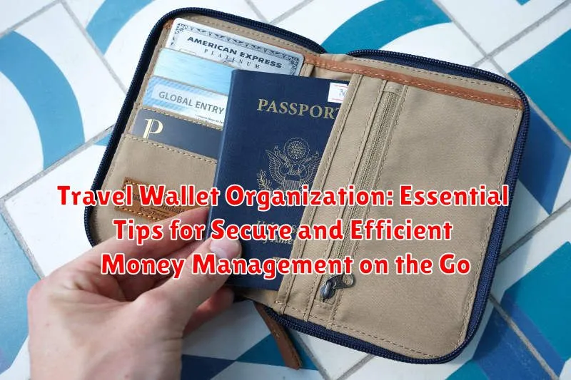 Travel Wallet Organization: Essential Tips for Secure and Efficient Money Management on the Go