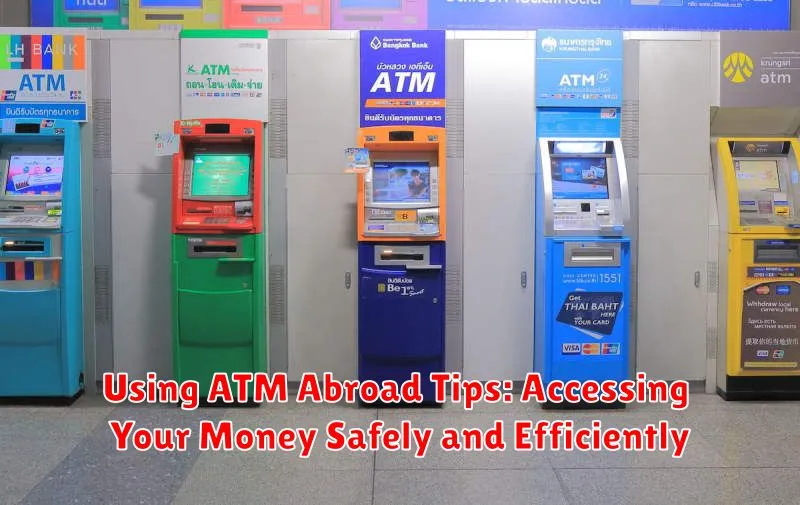 Using ATM Abroad Tips: Accessing Your Money Safely and Efficiently